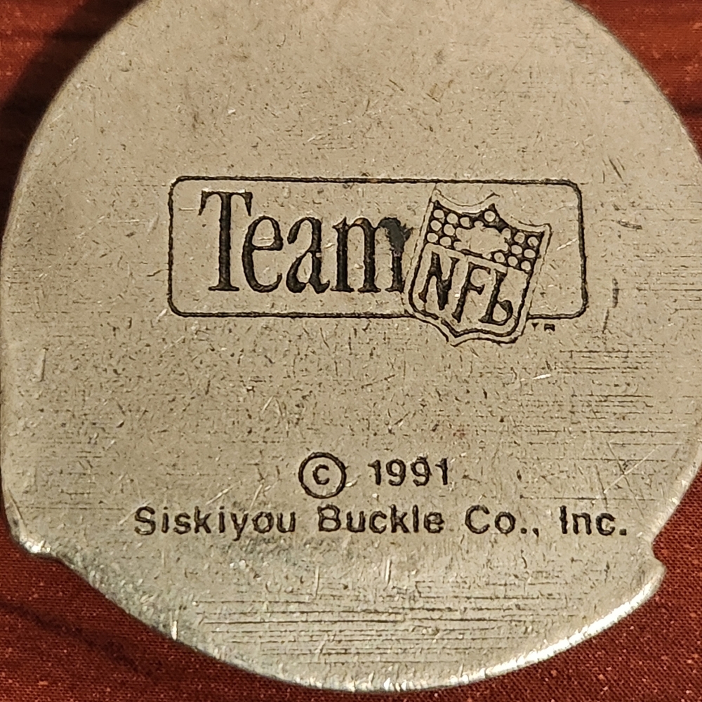 Vintage Seattle Seahawks Pewter Keychain - Picture 3 of 3